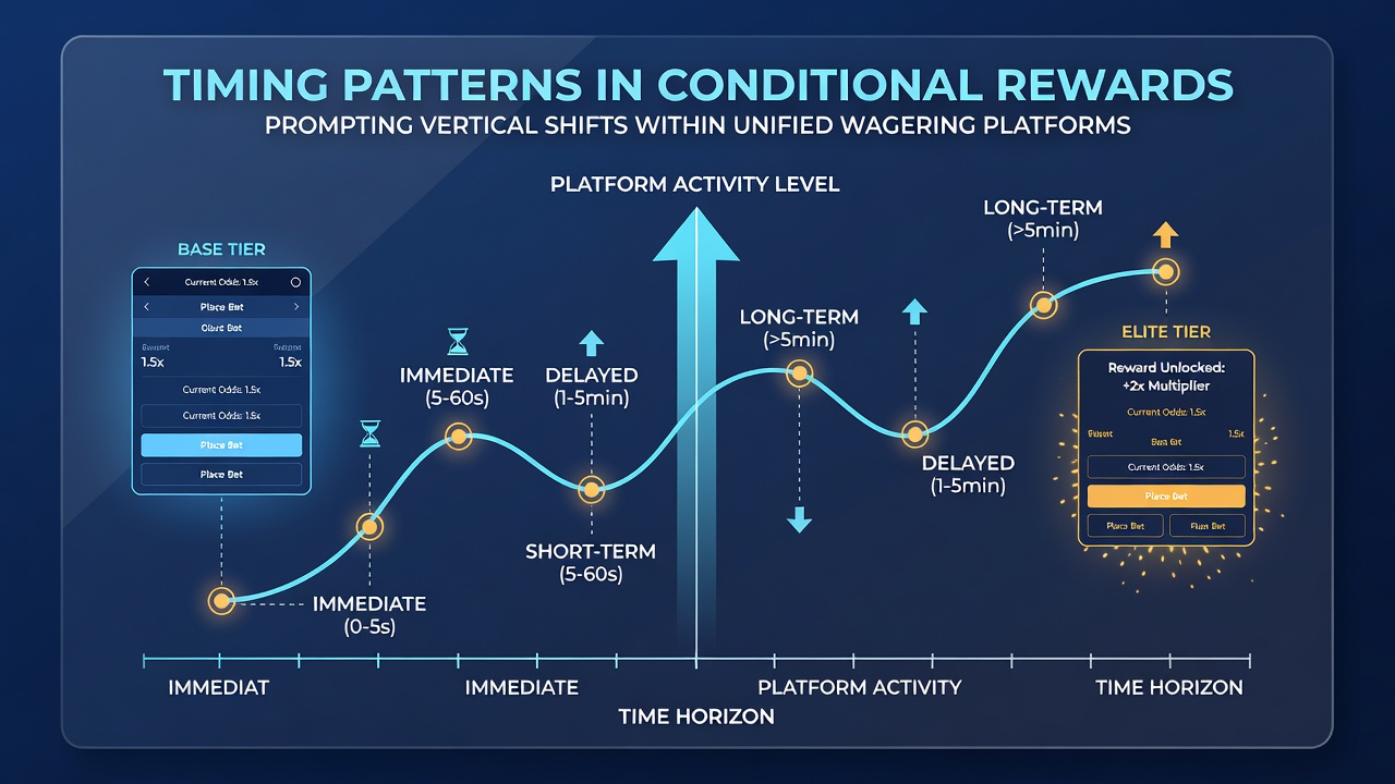 Analytics dashboard displaying timing patterns and user transitions between sports and casino sections